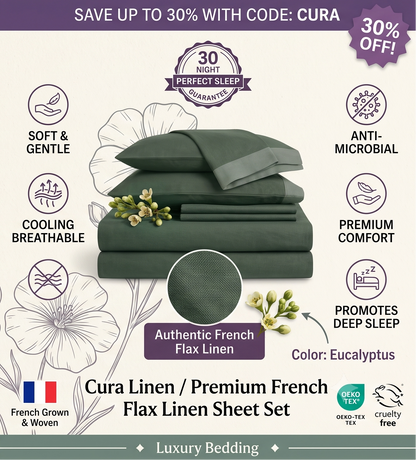 CuraWeave™ — The Sheets You'll Actually Want Against Your Skin