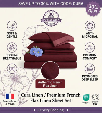 CuraWeave™ — The Sheets You'll Actually Want Against Your Skin